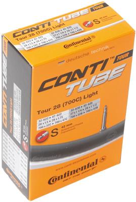 Continental binnenband "tour 28 all light" conti tube tour 28" 32/47-622/635 s42 sli