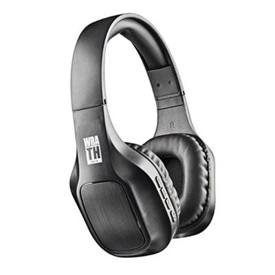NGS ARTICA WRATH BLACK - Supra-aurale draadloze koptelefoon, compatibel met Bluetooth-technologie, ingebouwde microfoon, 10 uur batterijduur, Zwarte kleur