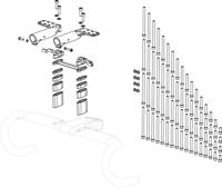 Cube Bracket Set for Litening Aero Handlebar - thumbnail