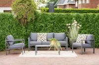 Springs Lounge Set 4-Delig Carbon Black Reflex Black Garden Impressions - Garden impressions - thumbnail