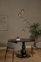 Lucide TAMINO - Hanglamp - Ø 52 cm - LED Dimb. - 7x7W 3000K - Zwart - thumbnail