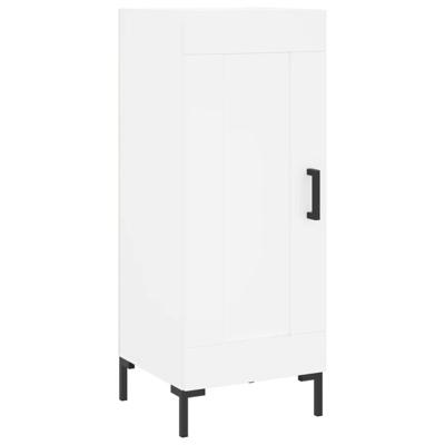 Dressoir 34,5x34x90 cm bewerkt hout wit