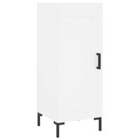 Dressoir 34,5x34x90 cm bewerkt hout wit - thumbnail