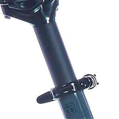 Cortina zadelpen 27,2 x 350 alu black matt