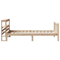 Bedframe zonder matras massief grenenhout 140x190 cm - thumbnail