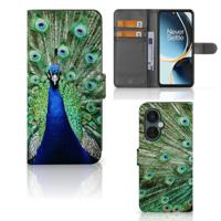 OnePlus Nord CE 3 Lite | Telefoonhoesje | Met pasjeshouder | Pauw - thumbnail