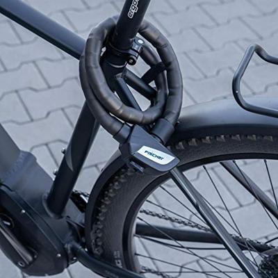 FISCHER FAHRRAD 85861 Gepantserd kettingslot Zwart Sleutelslot