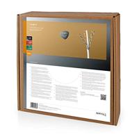 Nedis Netwerk Kabel Rol | CAT6a | Solid | U/UTP | Koper | 100.0 m | Binnenshuis | Rond | LSZH | Grijs | Gift Box - CCBG8535GY100S - thumbnail