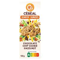 Cereal Chocolate chip cookies hazelnut zonder suikers 130 Gram - thumbnail