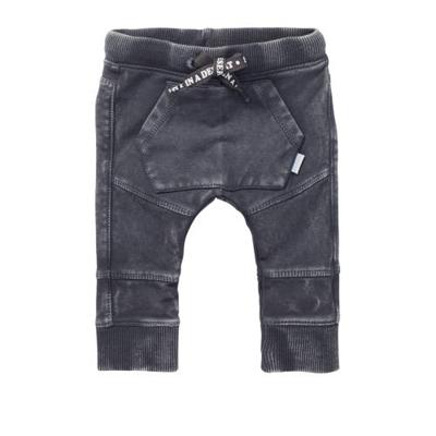 Noppies baby slim fit broek Troia zwart
