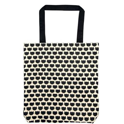 Moses boodschappentas Ed, the cat 10 liter zwart/wit