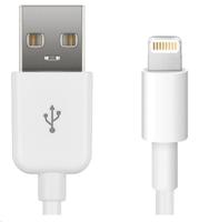 Lightning2 2 m USB A witte kabel USB - kabel USB (2 m, USB A, mannelijk, wit) - thumbnail