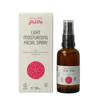 Zoya Goes Pretty Light moisterizing facial spray 50 Milliliter Zoya Goes Pretty Light moisterizing facial spray 50 Milliliter