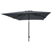 Madison Parasol Denia push-up 200x200cm PE Grijs grade 6 - thumbnail