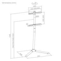 My Wall TV Ständer für Flachbildschirme TV-voet - thumbnail