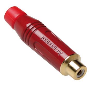 Amphenol ACJR-RED RCA Connector | Female | Rood