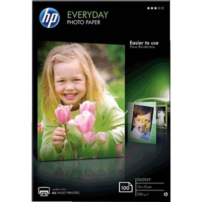 HP Everyday Photo Paper CR757A Fotopapier 10 x 15 cm 200 g/m² 100 vellen Glanzend HP Everyday Photo Paper CR757A Fotopapier 10 x 15 cm 200 g/m² 100 vellen Glanzend