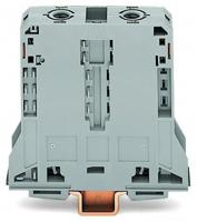 WAGO 285-195 Doorgangsklem 25 mm Spanveer Toewijzing: L Grijs 1 stuk(s) - thumbnail