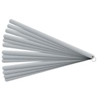 Promat/Tecwerk Voelermaat | bladsterkte 0,05-1,0 mm | staal | lengte 200 mm aantal bladen 20 st. - 4000858468 - thumbnail