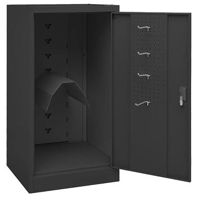 Zadelkast 53x53x105 cm staal antracietkleurig Zadelkast 53x53x105 cm staal antracietkleurig