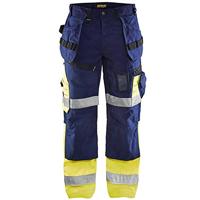 Blåkläder Werkbroek High-Vis X1500 15081860 | Marine/High-Vis Geel | Maat 54 - 7330509387221 - thumbnail