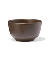 HEMA Hoog schaaltje Ø7cm PUUR reactief glazuur donkerbruin (donkerbruin) - thumbnail