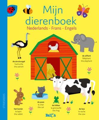 Standaard Uitgeverij Stipjesreeks mijn dierenboek - nederlands, frans en engels
