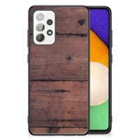 Samsung Galaxy A52 | A52s (5G/4G) Houten Print Telefoonhoesje Old Wood - thumbnail