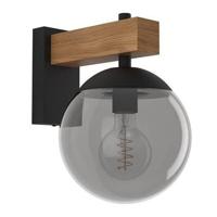 Eglo Bol buitenlampBufalata Hout met smoke glas - 900671 - thumbnail