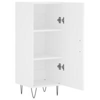 Dressoir 34,5x34x90 cm bewerkt hout wit - thumbnail