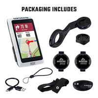 Sigma ROX 12.1 EVO Sensor Set - White Fietsnavigatie Fietsen Europa Bluetooth, GPS, GLONASS - thumbnail