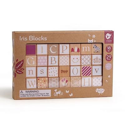 Classic World houten iris blokken, 29dlg. Classic World houten iris blokken, 29dlg.