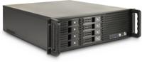 Inter-Tech 3U-3508 Rack Zwart - thumbnail