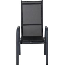 Nohr Verstelbare Tuinstoel 'Lasheka' kleur Zwart
