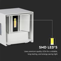 V-TAC VT-759 217079 LED-wandlamp Energielabel: E (A - G) 5 W LED Wit - thumbnail