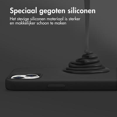 Accezz Liquid Silicone Backcover Samsung Galaxy A14 (5G) Telefoonhoesje Zwart Accezz Liquid Silicone Backcover Samsung Galaxy A14 (5G) Telefoonhoesje Zwart