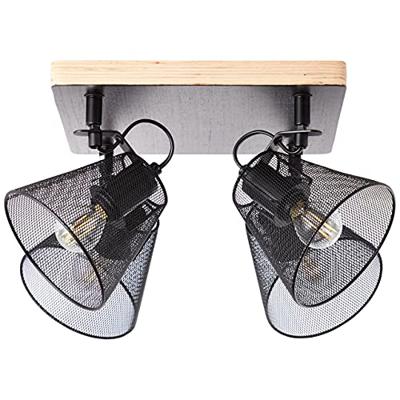Brilliant 40135/76 - 4 Spots Plafondlamp Metaal/Hout