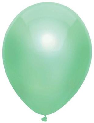 Ballonnen Metallic Mint Groen (100st)