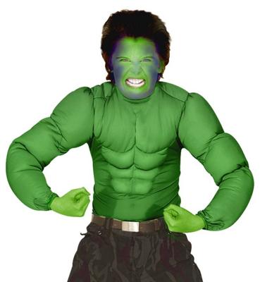 Hulk spierballen shirt kind