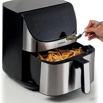 ARIETE digitale olievrije friteuse - geborsteld RVS - XXL 2 kilo - Model 4628