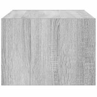 Tv-meubel met LED-verlichting 75x35,5x25 cm grijs sonoma eiken - thumbnail