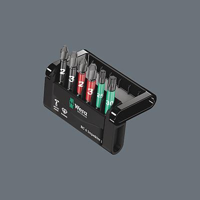 Wera Bit-Check 6 Impaktor 1 SB, 1/4", 6-delig bitset - thumbnail