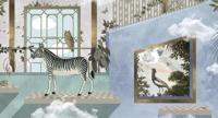 Muance Muance Fotobehang Zebra's playground - MU13074 - thumbnail