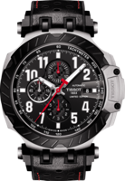 Horlogeband Tissot T1154272705700 / T603045025 Rubber Zwart 22mm - thumbnail