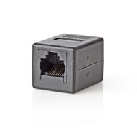 CAT6-Netwerkadapter | RJ45 (8P8C) Female - RJ45 (8P8C) Female | Zwart - thumbnail