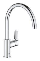 Grohe BauEdge keukenkraan met draaibare uitloop chroom - thumbnail