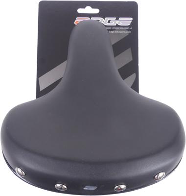 Edge Fietszadel urban junior voor- 20/24 inch kinderfietsen - zwart