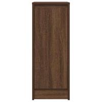 Dressoir 29,5x34x76 cm bewerkt hout bruin eikenkleurig - thumbnail