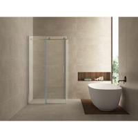 Pared cabine met 1 schuifdeur 1200 x 800 x 2000 x 8 mm nano helder glas/chroom - thumbnail
