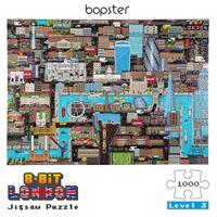 8-Bit Pixel Puzzle London Level 3 1000 Pieces - thumbnail